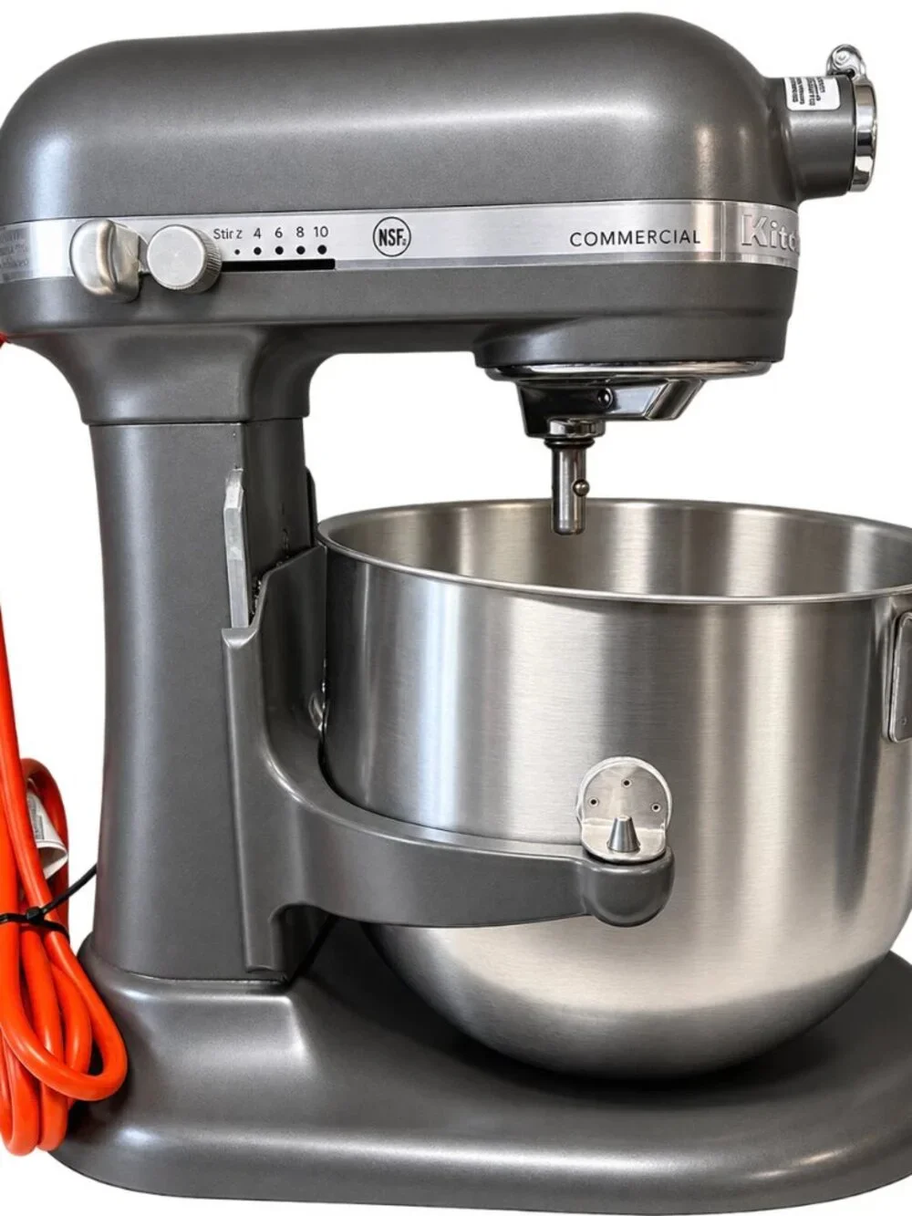 KitchenAid KSM8990DP 8 Qt Commercial Bowl-Lift Stand Mixer Silver NSF 10 Speed